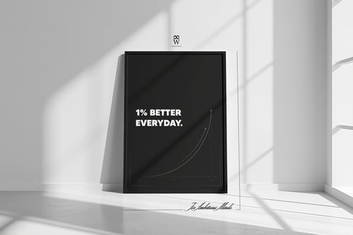 1% Better Every Day. [Printed Poster]