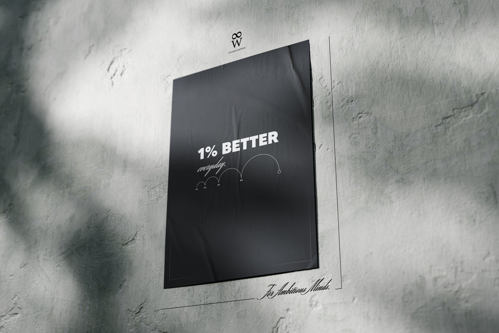 1% Better Every Day. [Printed Poster]