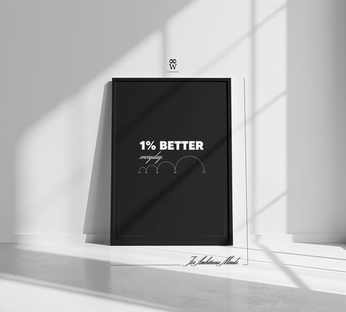 1% Better Every Day. [Printed Poster]