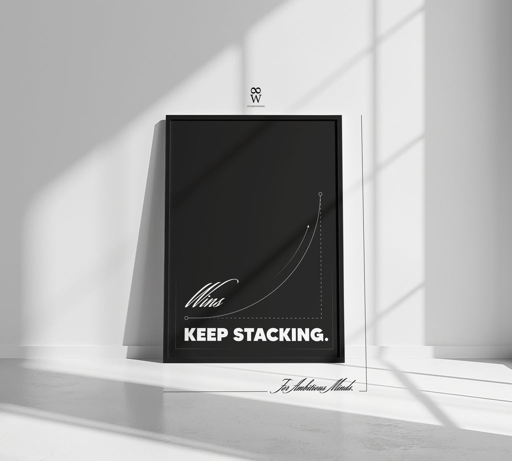 Wins Keep Stacking. [Printed Poster]