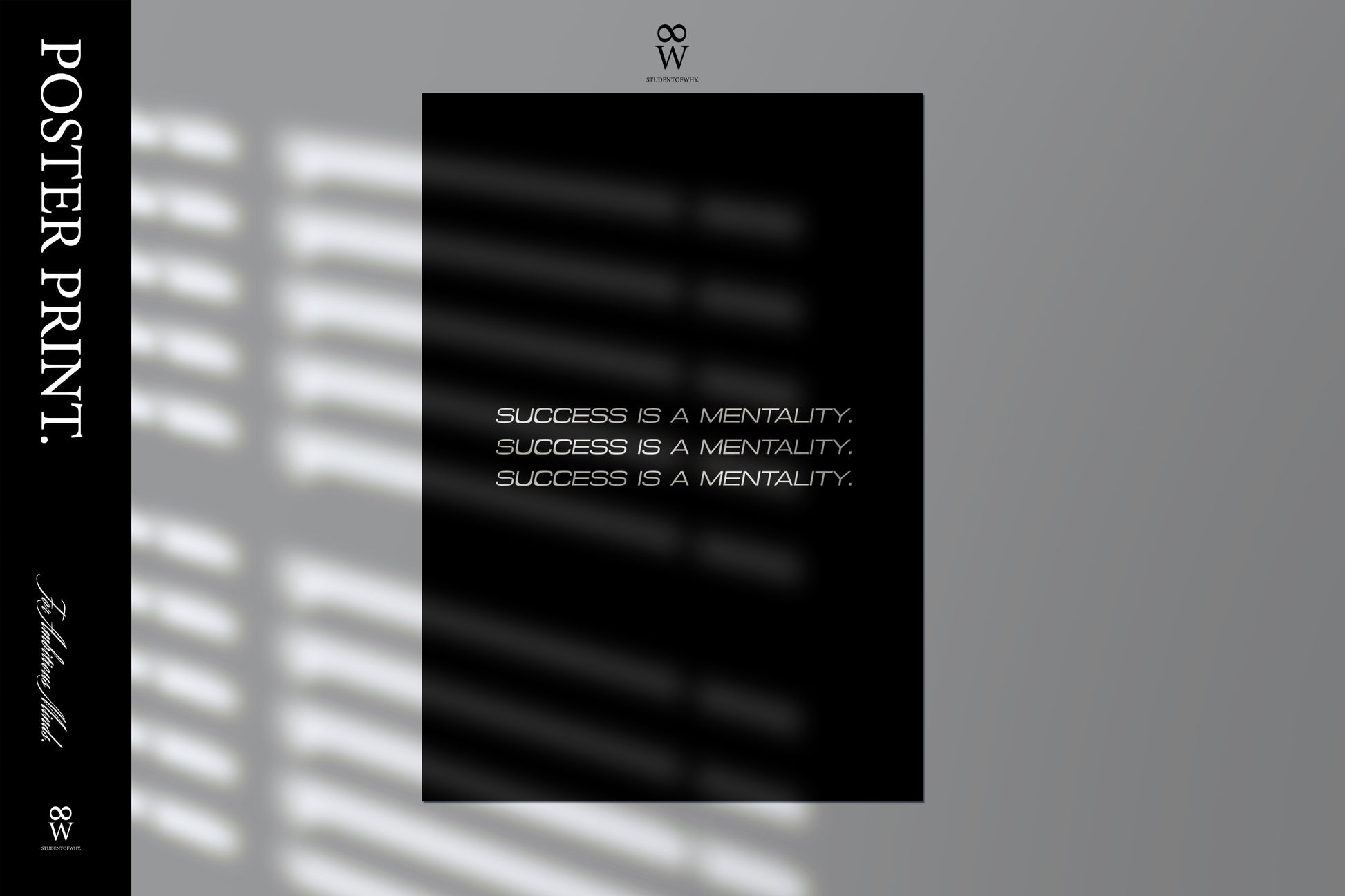 Success Is A Mentality. [Printed Poster]