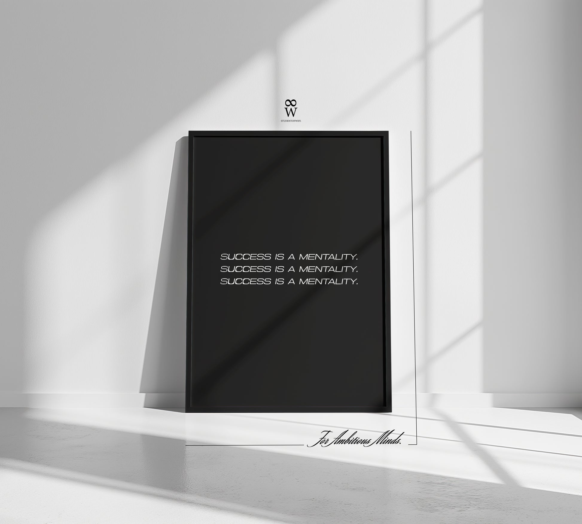Success Is A Mentality. [Printed Poster]