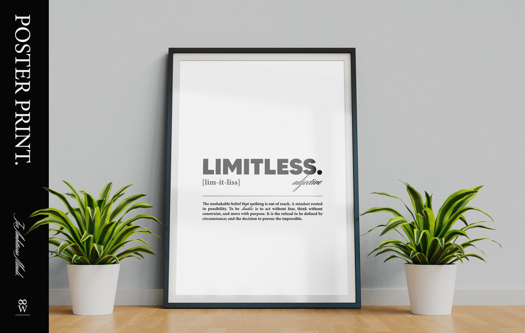 Limitless. [Printed Poster]