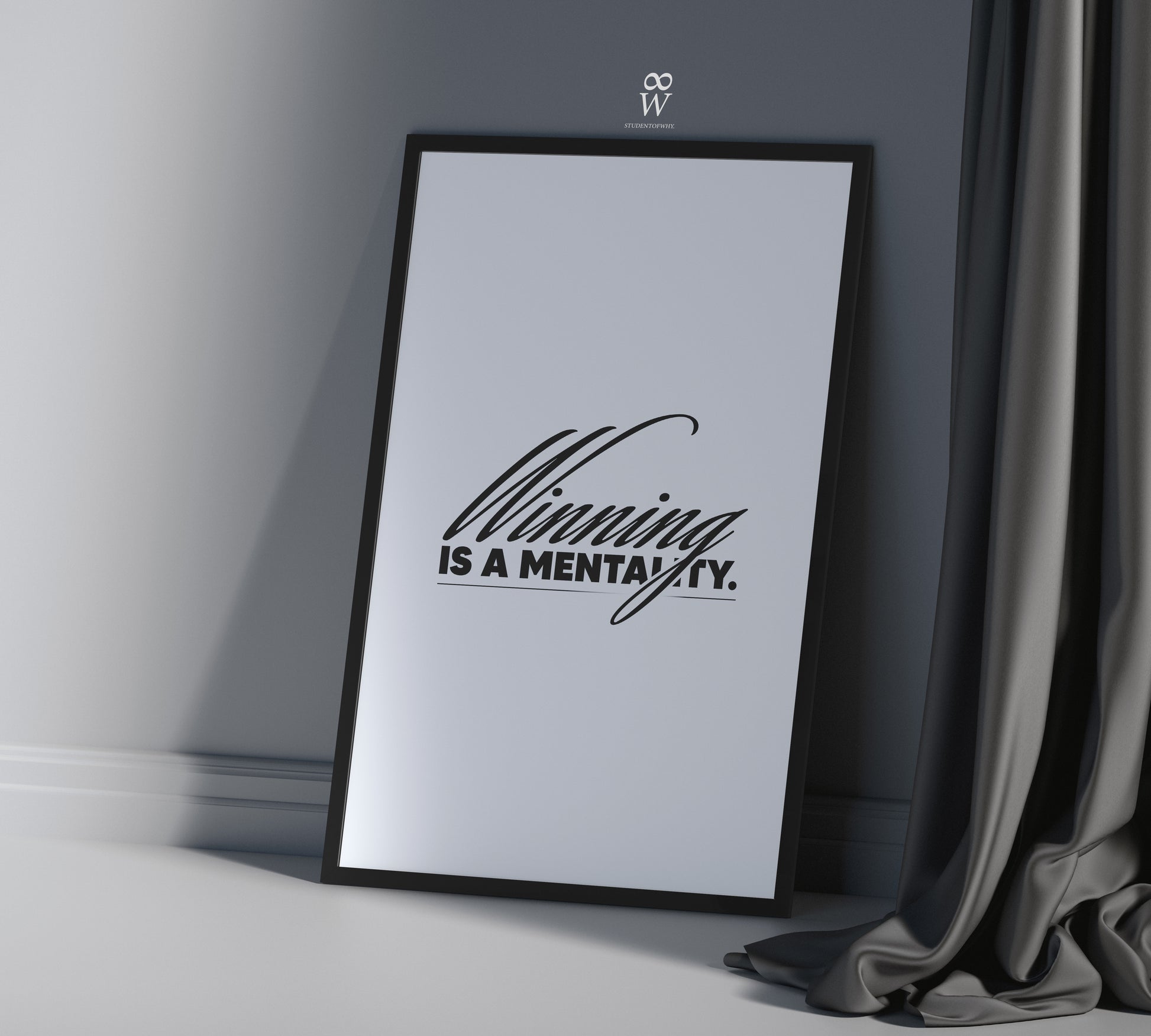 Winning Is A Mentality. [Printed Poster]