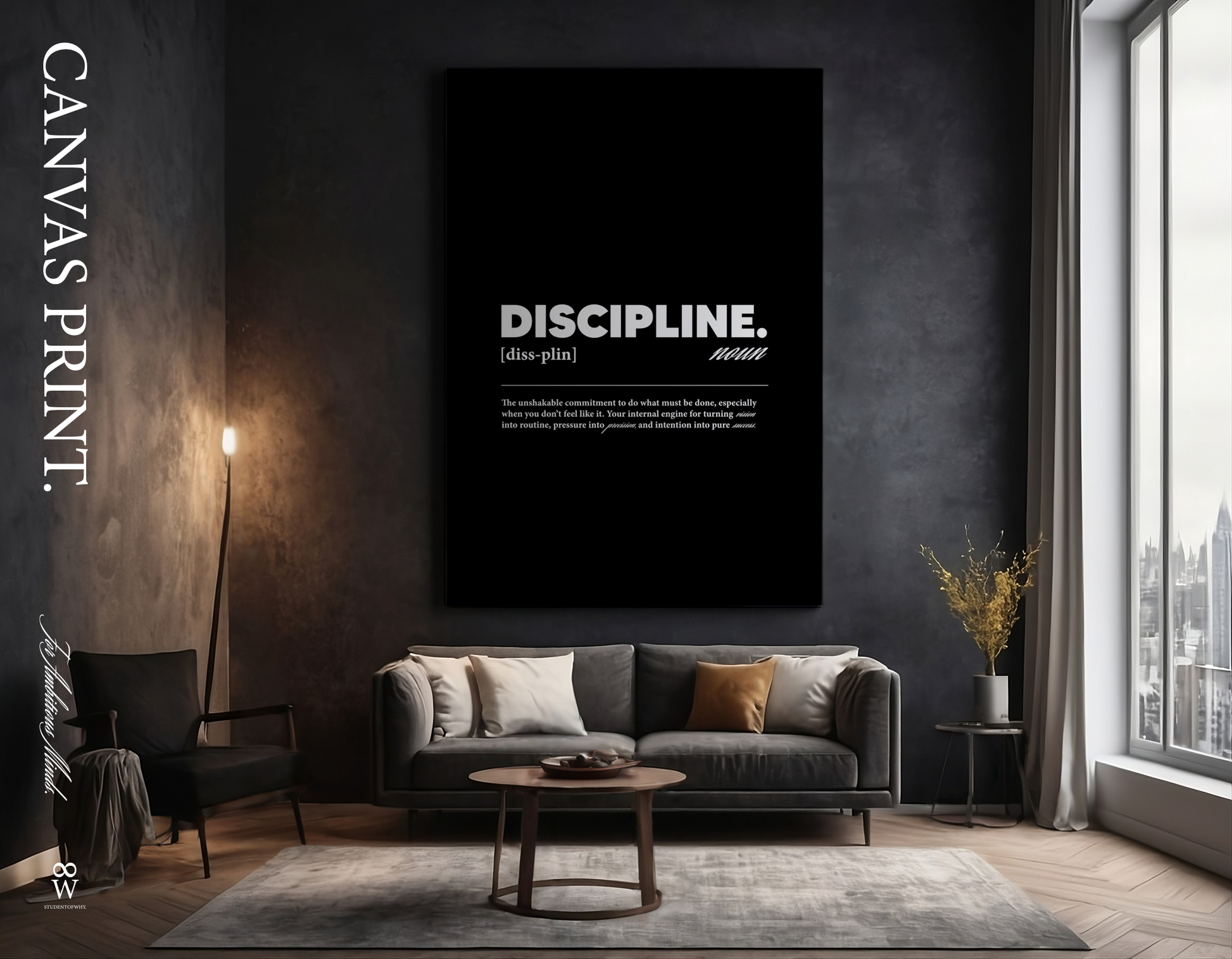 Discipline. [Canvas]