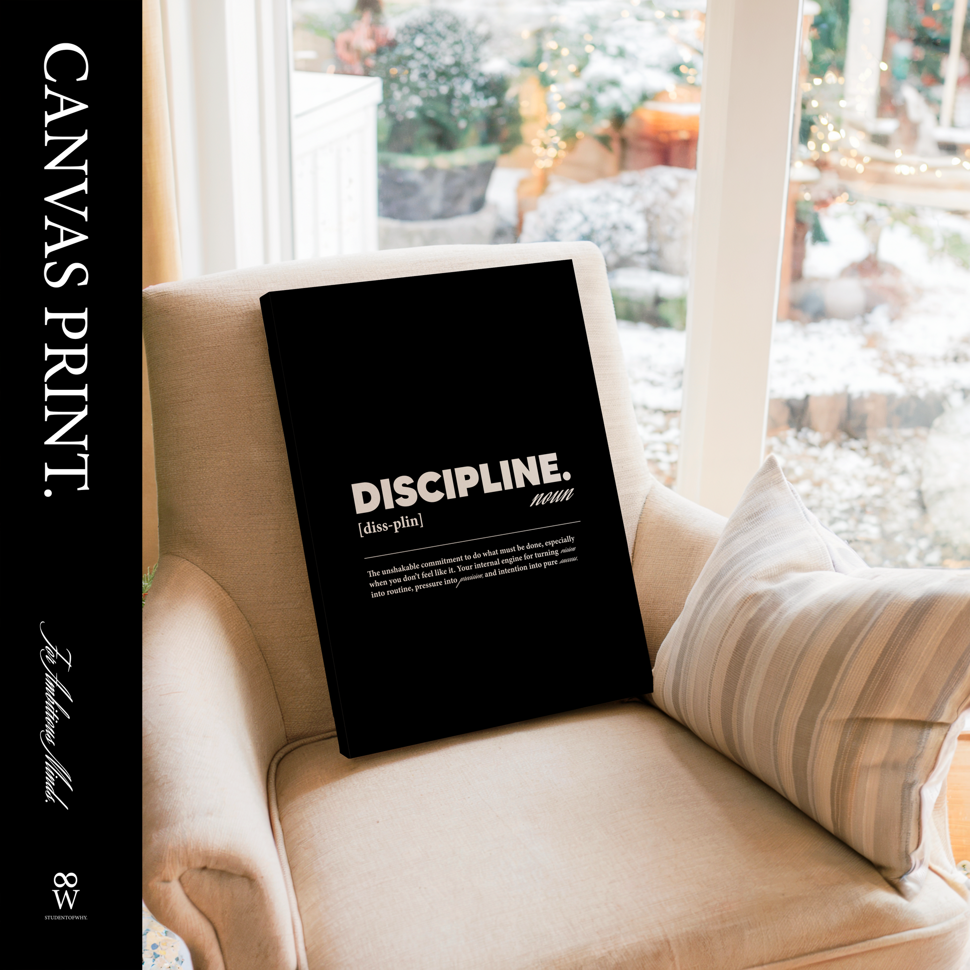 Discipline. [Canvas]