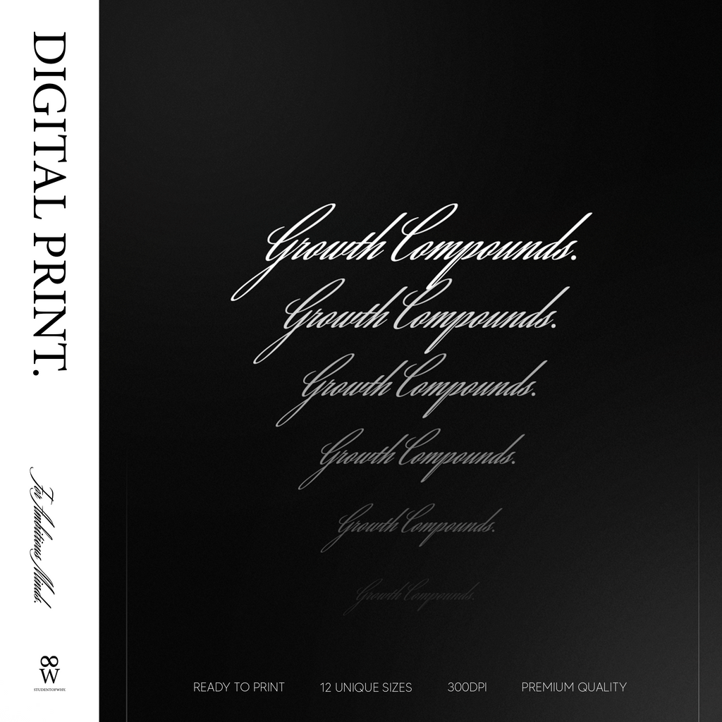 Growth Compounds. [Digital Print]