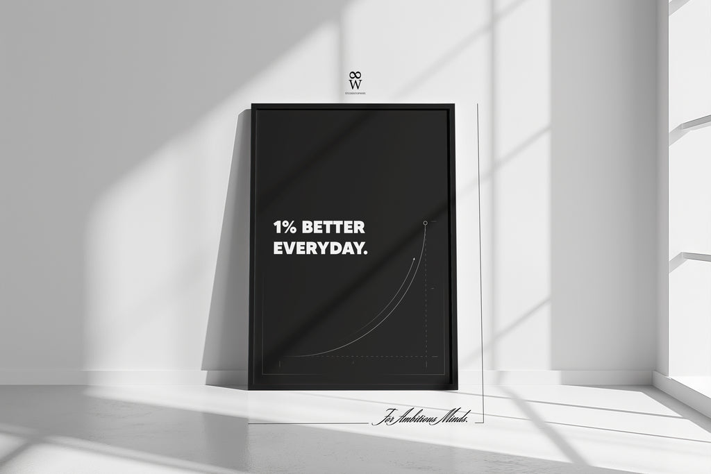 1% Better Everyday. [Digital Print]
