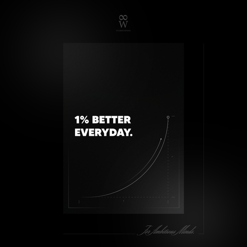 1% Better Everyday. [Digital Print]