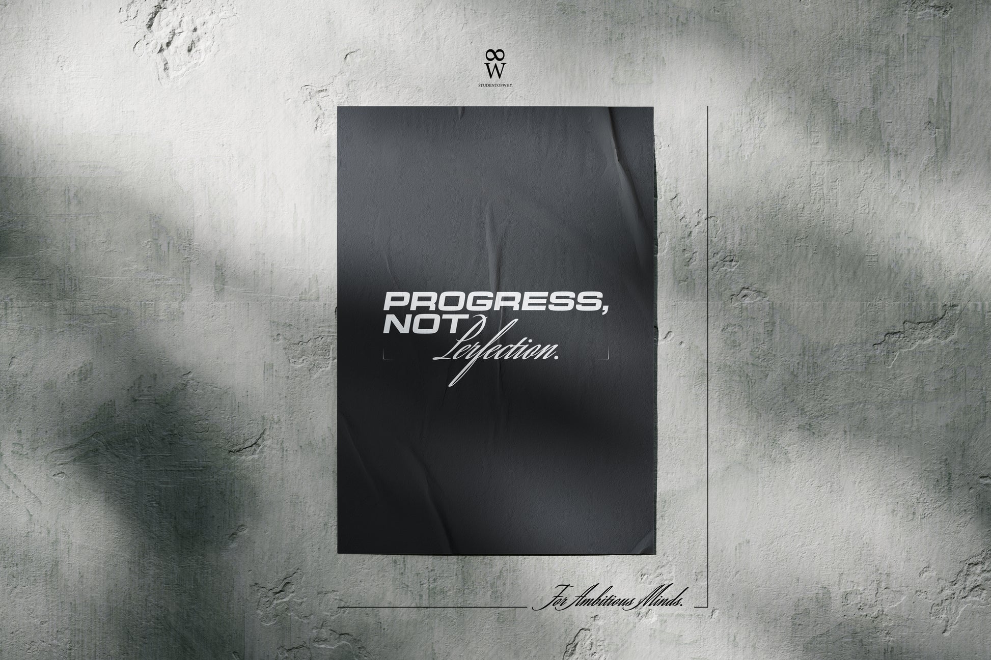 Progress, Not Perfection. [Digital Print]