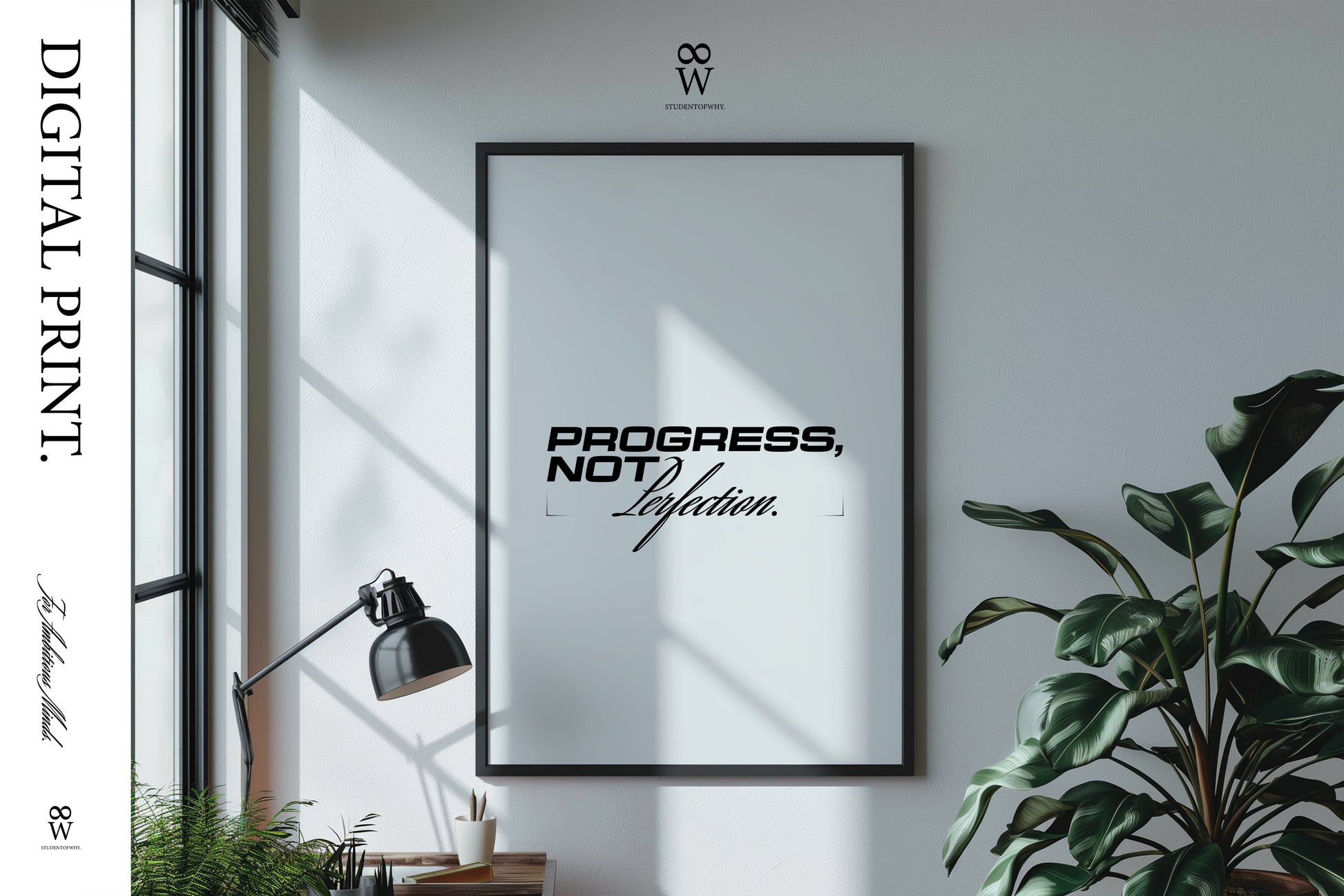 Progress, Not Perfection. [Digital Print]