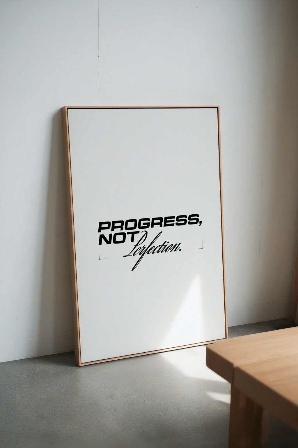 Progress, Not Perfection. [Digital Print]